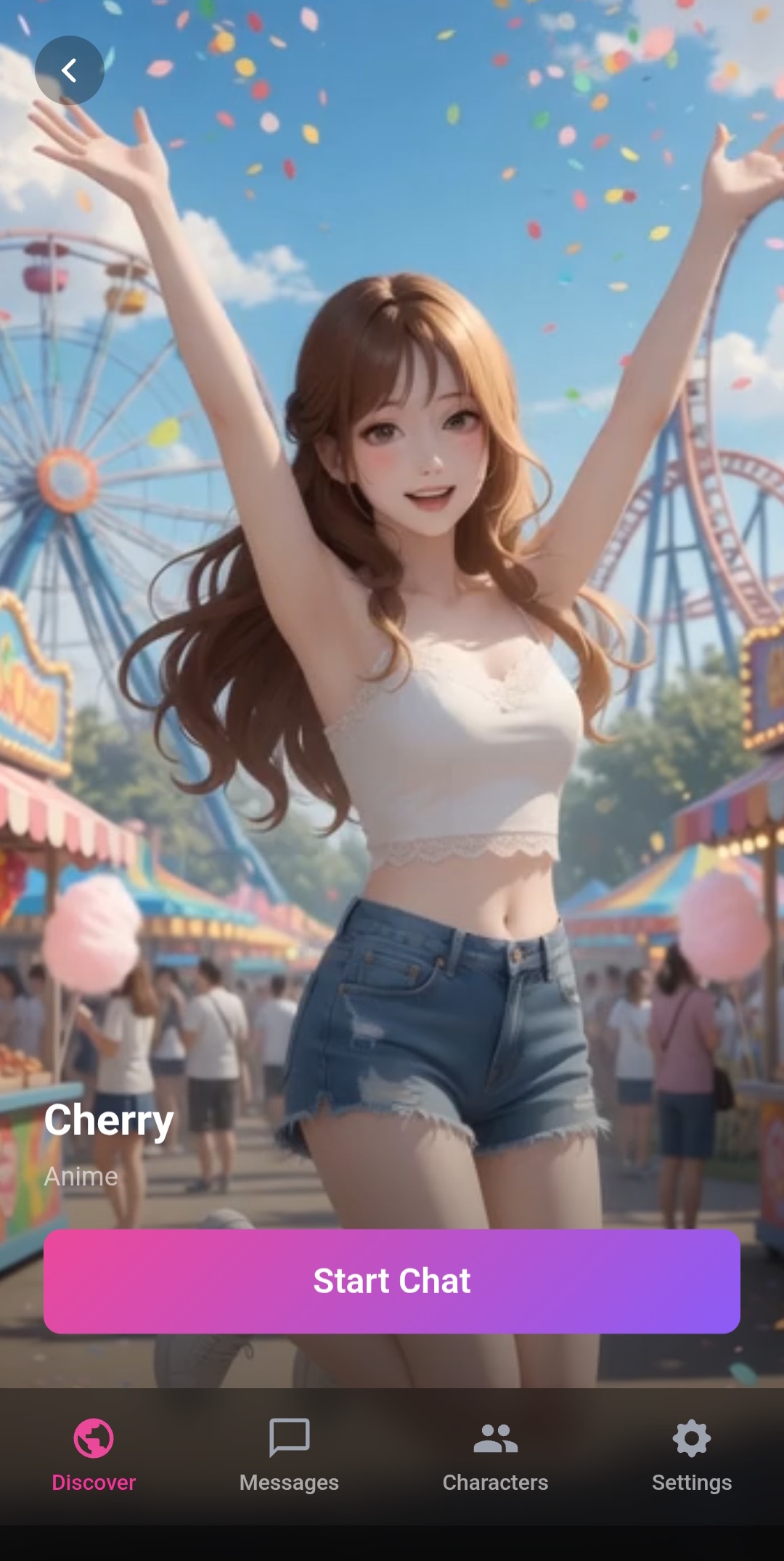 Cherry — a HER companion, anime style, joyful and adventurous